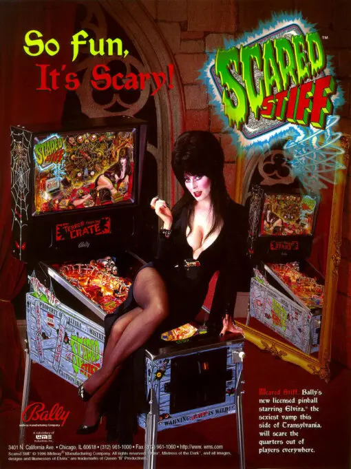 Bally Scared Stiff Pinball Machine by Bally pinball machine
