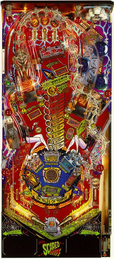 Bally Scared Stiff Pinball Machine by Bally pinball machine