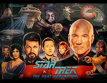 Williams Star Trek: The Next Generation Pinball Machine by Williams pinball machine