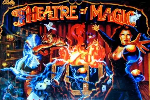Bally Theatre of Magic Pinball Machine by Bally pinball machine