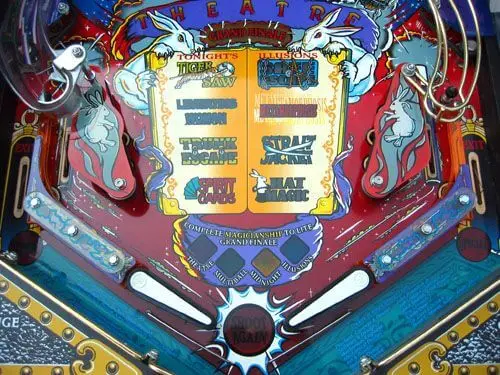 Bally Theatre of Magic Pinball Machine by Bally pinball machine