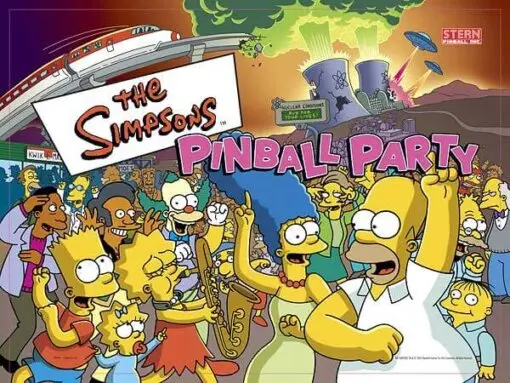 Stern Simpsons Pinball Party Machine by Stern pinball machine