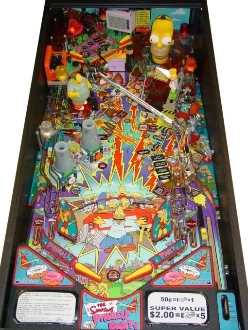 Stern Simpsons Pinball Party Machine by Stern pinball machine