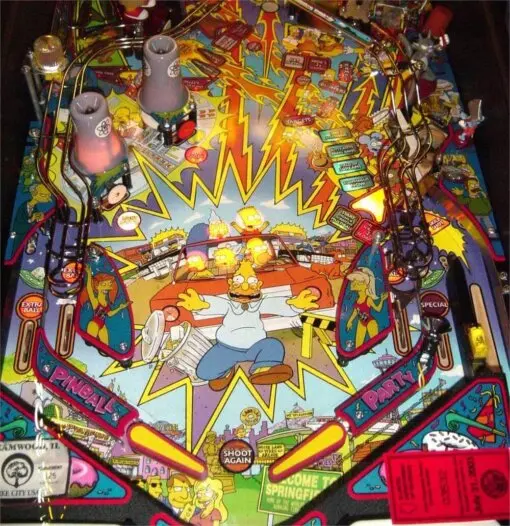 Stern Simpsons Pinball Party Machine by Stern pinball machine