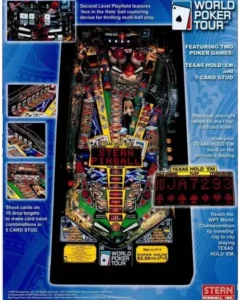 World Poker Tour Pinball Machine by Stern