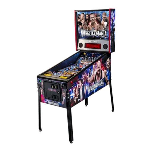 Stern WWE Wrestlemania Pro Pinball Machine by Stern pinball machine